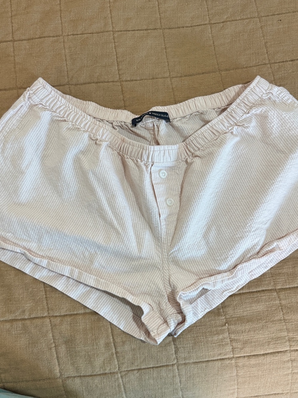 Brandy Melville stripped cotton shorts